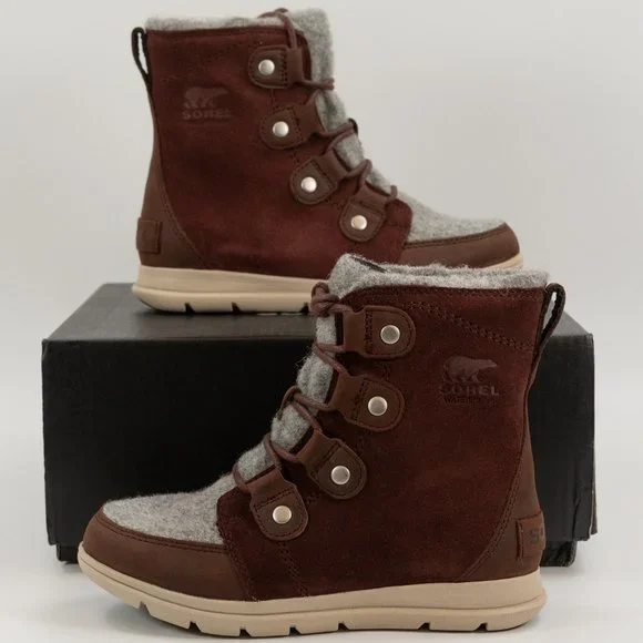 Sorel Women's Explorer Joan 'Redwood / Sequoia' NL3423-628 size 6 - Picture 9 of 10